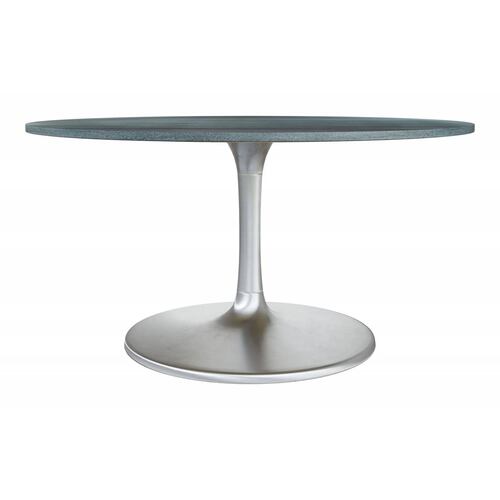 Mesa de Comedor Metropolis 2 Plateado - Kessa.