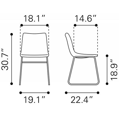 Silla de Comedor Smart Blanco - Kessa.