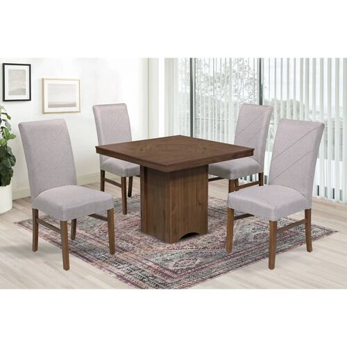 Comedor 4 sillas Soter Encino - Kessa.
