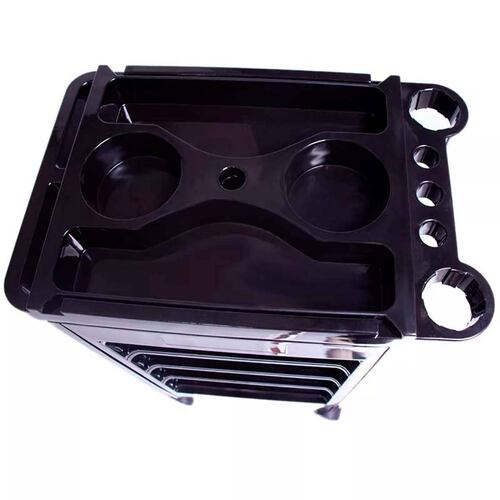 Mesa Auxiliar Kit 2 Muebles Barberia De Belleza Con Ruedas Mesa Estetica