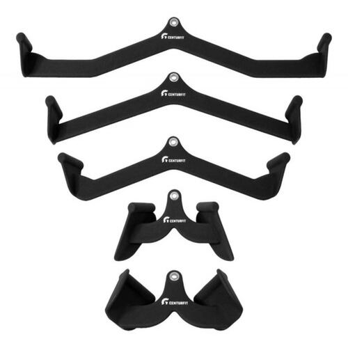 Set Manerales Polea 5 Pz Espalda Barra Multifuncional Gym