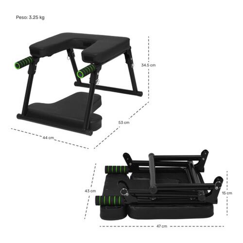 Banco De Cabeza Yoga Silla Inversion Headstand Plegable 150k