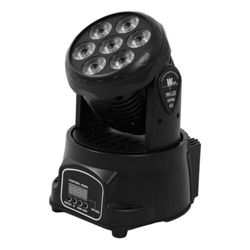 Cabeza Movil Wash Luces Robotica 7 Luces Led Rgbw Dj Disco.