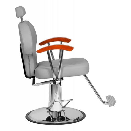 Silla Barberia Sillon Hidraulico Salon Reclinable Estilista Gris