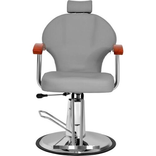 Silla Barberia Sillon Hidraulico Salon Reclinable Estilista Gris
