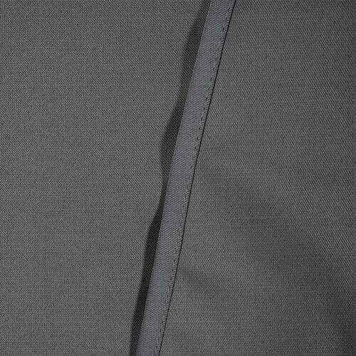 Cortinas Blackout Largas Tejida Hogar 275x216cm 2 Piezas Gris Oscuro
