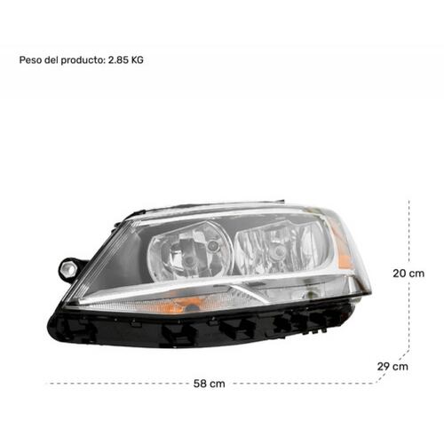 Faro Jetta A6 Der 2010 2012 2013 2014 2015 2016 2017 2018
