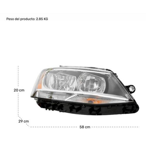Faro Jetta A6 Izq 2010 2012 2013 2014 2015 2016 2017 2018