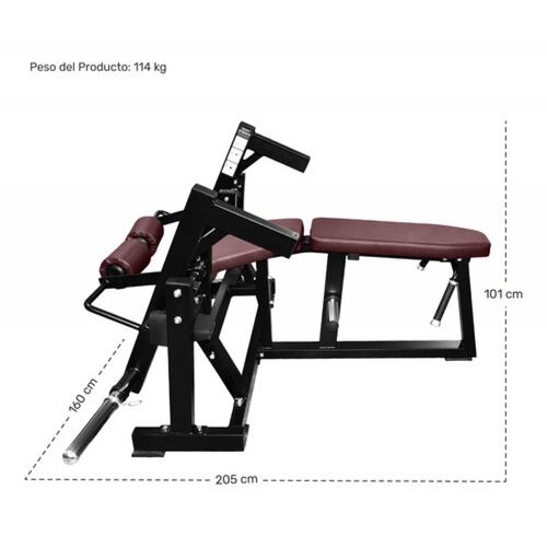 Maquina Curl Femoral Acostado Extension Para Gym Profesional