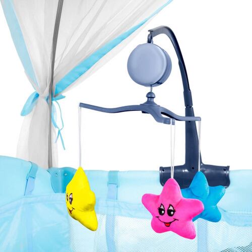 Cuna Bebes Plegable Mosquitero Cambiador Juegos Musicales..APIV1