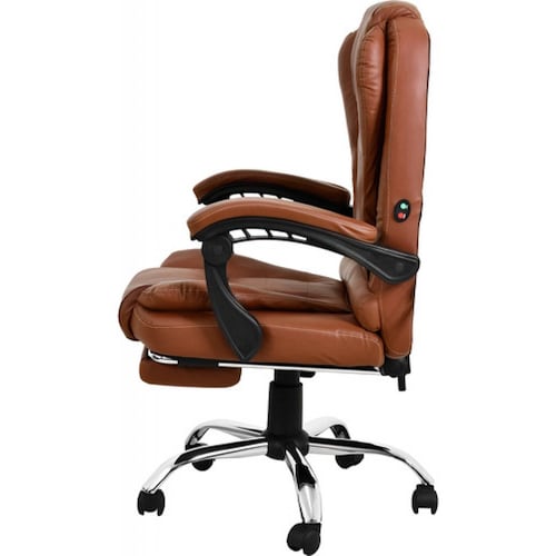 Silla Oficina Masaje Ejecutiva Sillon Masajeador 2 Puntos Cafe