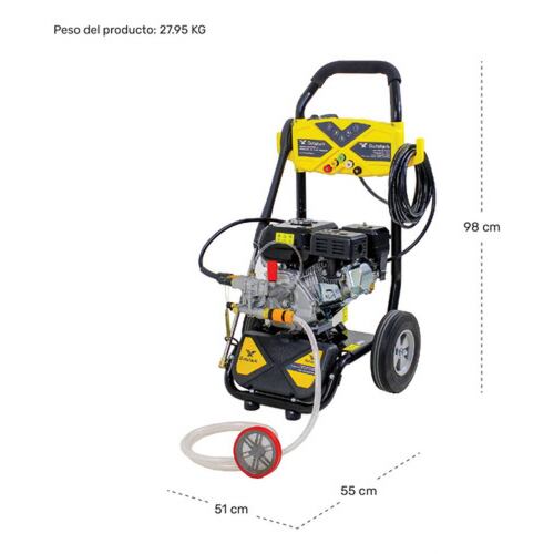 Hidrolavadora Industrial Motor A Gasolina 2200 Psi 7 Hp