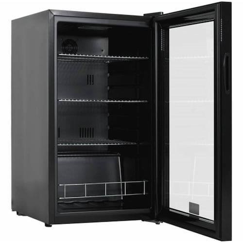 Frigobar Mini Refrigerador 115 Latas Vidrio Templado