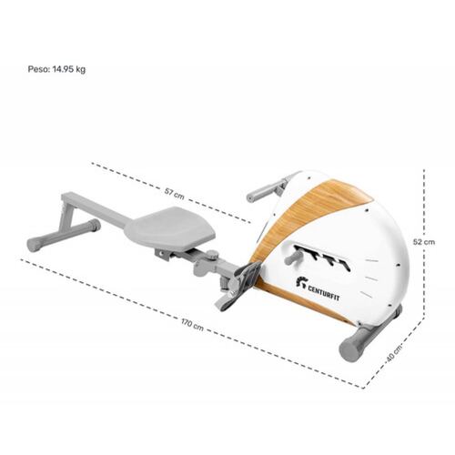 Maquina Remadora Plegable Contador 4 Niveles Indoor Gym