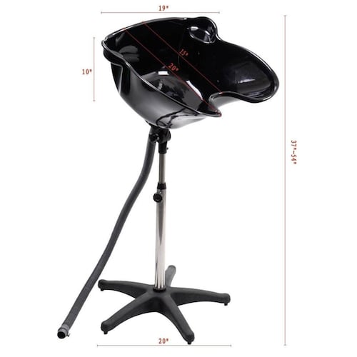 Lavacabezas Lavabo Portatil Nanofort Estetica Salón Belleza Lava Cabezas Barberia Incluye Deposito Agua 8L