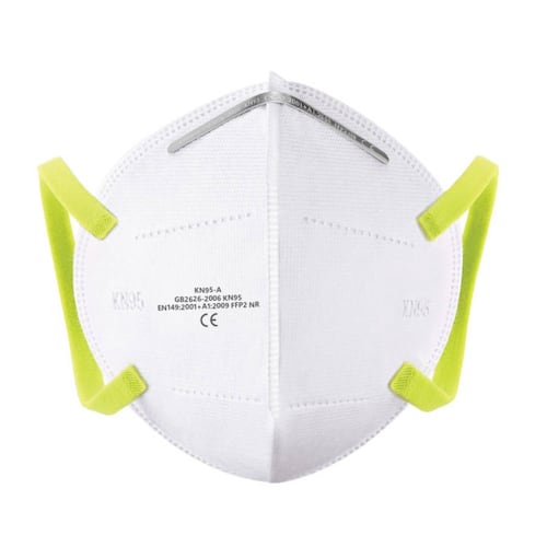 Cubrebocas Kn95 Paquete 10 Piezas Desechable Uso Personal Certificado para Protección Respiratoria