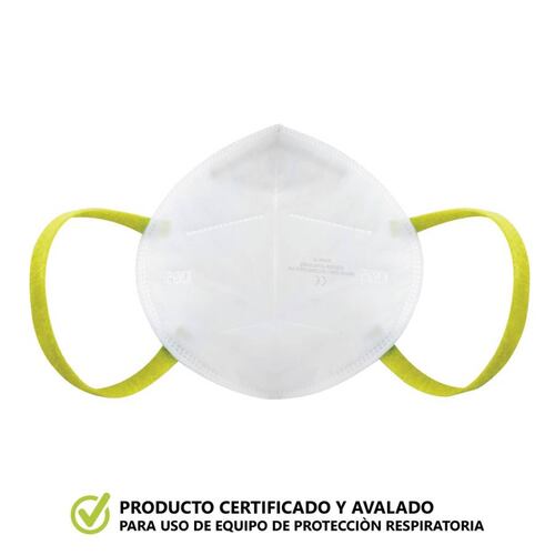 Cubrebocas Kn95 Paquete 10 Piezas Desechable Uso Personal Certificado para Protección Respiratoria
