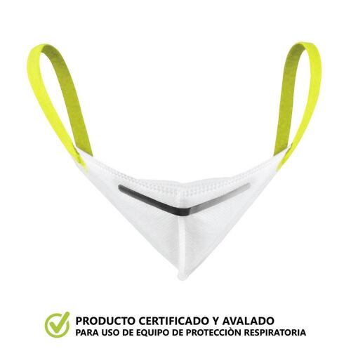 Cubrebocas Kn95 Paquete 10 Piezas Desechable Uso Personal Certificado para Protección Respiratoria