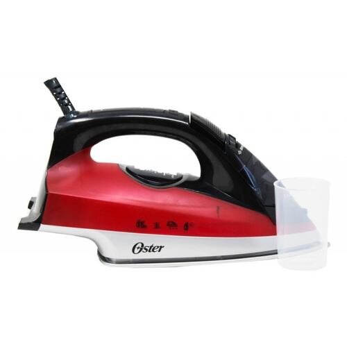 Plancha De Vapor Turmalina Autoapagado Roja Oster Gcstcm2003.