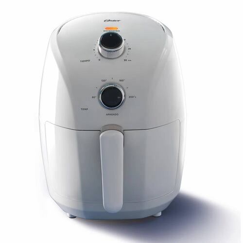Freidora De Aire Sin Aceite 1.5 L con Antiadherente Blanca Oster Ckstaf15-013.