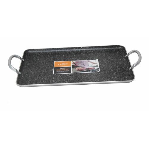 Plancha Charola Texas Grill Stone Y Pinzas Lamex 6503 6