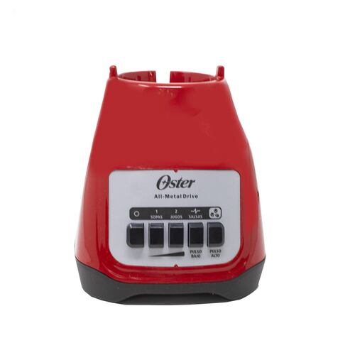 Licuadora 2 Velocidades + 2 Pulso Vaso de Plastico Rojo Oster BLSTKAPRPB.