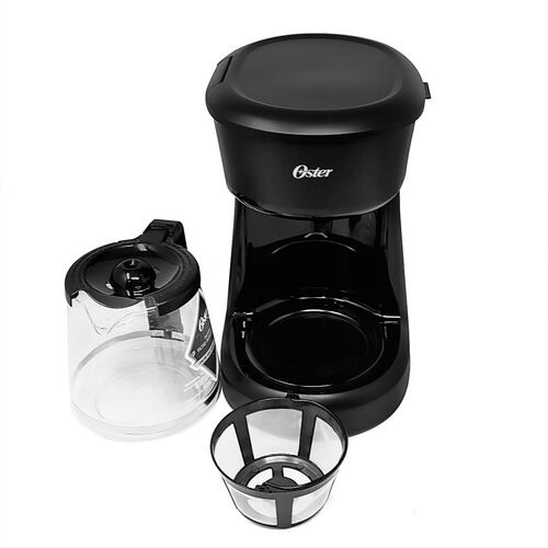 Cafetera 12 Tazas Filtro Permanente Negra Oster Bvstdcs12b.