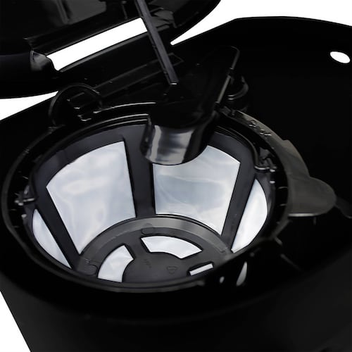 Cafetera 12 Tazas Filtro Permanente Negra Oster Bvstdcs12b.