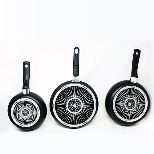 Juego de Sartenes 20/24 cm + Crepera 25 cm Hard Titanium T fal C3829182.