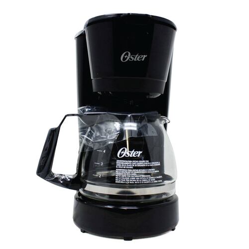 Cafetera 5 Tazas Filtro Permanente Negra Oster BVSTDC05