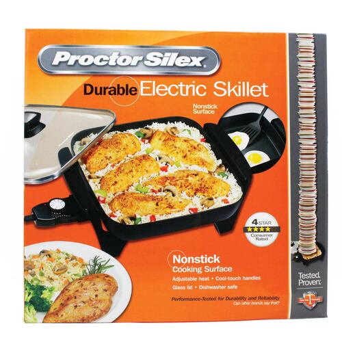 Sartén Eléctrico con Antiadherente Electric Skillet Proctor Silex 38526