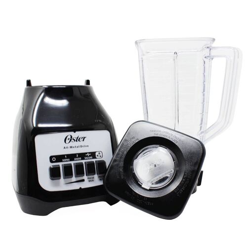 Licuadora 2 Velocidades + 2 Pulso Vaso de Plastico Negro Oster BLSTKAPBRD