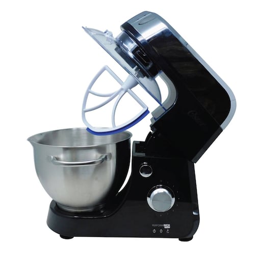 Batidora de Pedestal Planetaria 8 Velocidades Tazon de Acero Inoxidable Negro Oster Fpstsm2711.