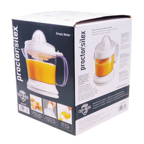 Exprimidor De Cítricos Electrico Blanco Proctor Silex 66332
