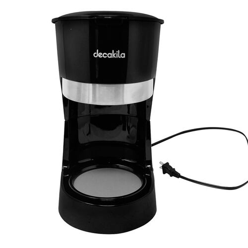 Cafetera 12 Tazas con Filtro Permanente Negra Decakila KUCF012B.