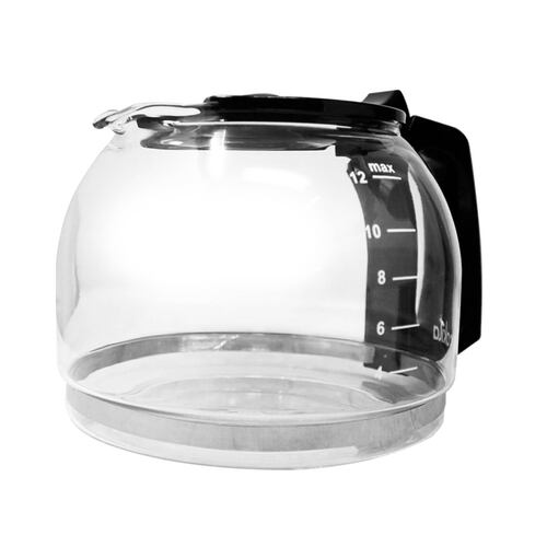 Cafetera 12 Tazas con Filtro Permanente Negra Decakila KUCF012B.