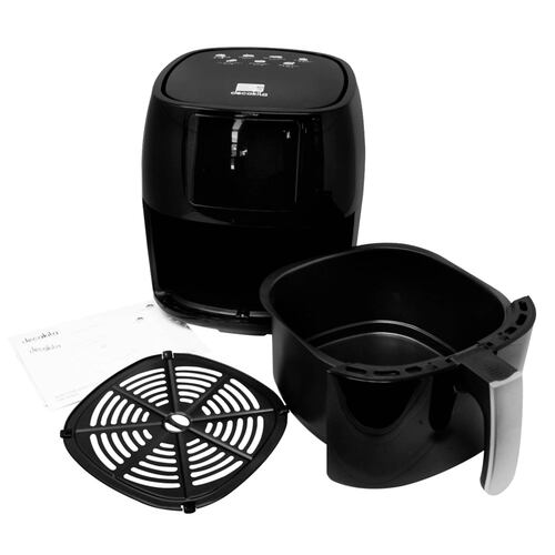 Freidora de Aire 4.5 L Air Fryer Digital Negra Decakila KUEC039B.
