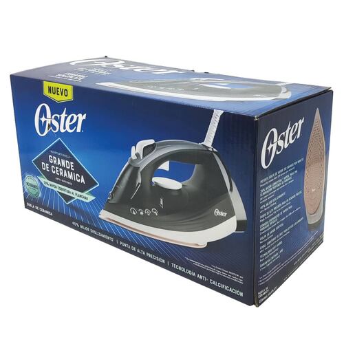 Plancha de Vapor con Suela Cerámica Gris Oster GCSTEP2501.