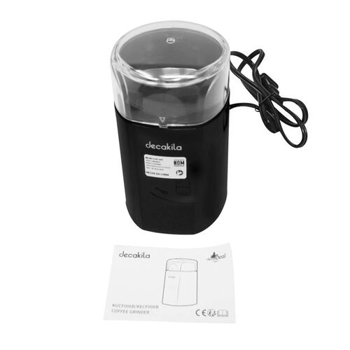 Molino De Café Electrico 60 G Negro Decakila KUCF006B.