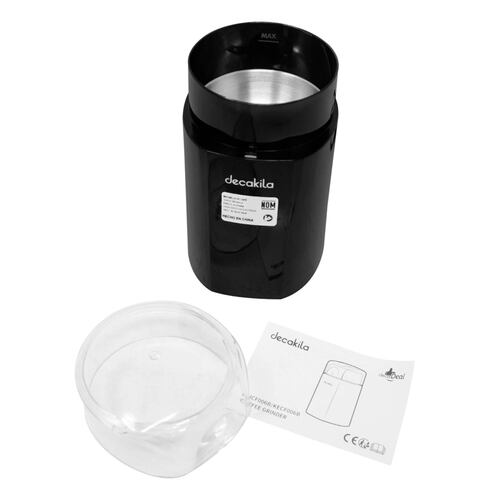 Molino De Café Electrico 60 G Negro Decakila KUCF006B.