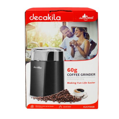 Molino De Café Electrico 60 G Negro Decakila KUCF006B.