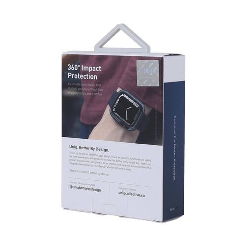 Funda Valencia Para Apple Watch 40 41 Mm Cobalt Blue Uniq.