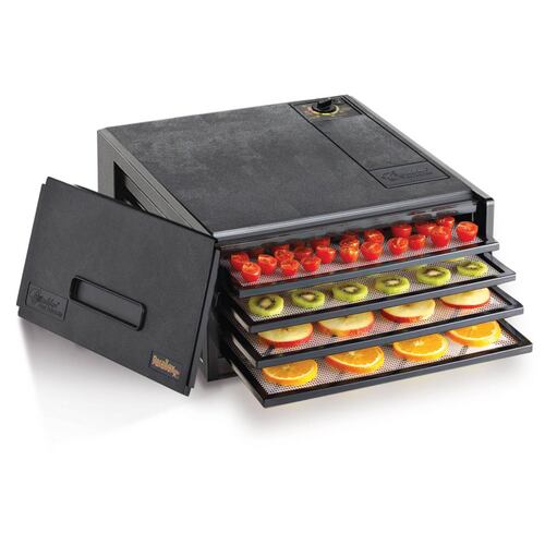 Deshidratador De Alimentos 4 Charolas P negra Excalibur 2400