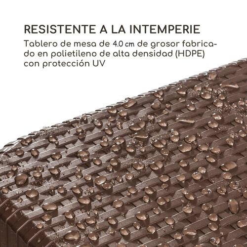 Tablón Plegable De Plástico 180 Metros Rattan Z