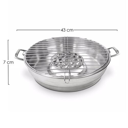 Practi Asador Aluminio Aquila A7584 Plata 34cm