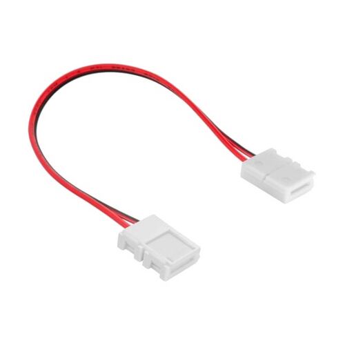 Cople Cable Tiras Led Un Color 15cm Conector Presion Steren