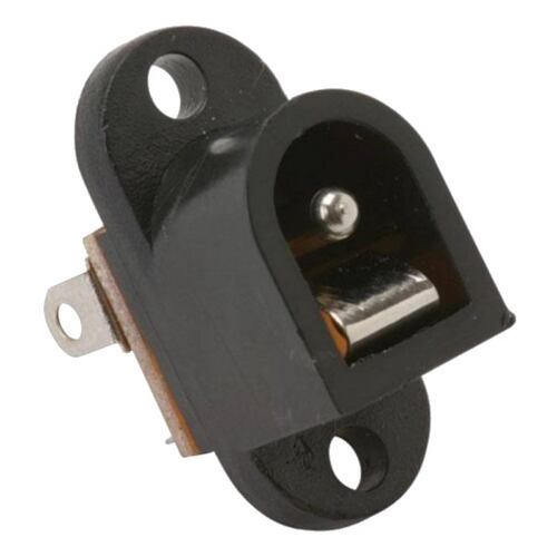 Conector Hembra Jack Invertido 2.1mm Chasis Plástico Steren