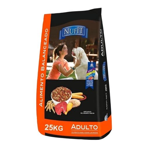 Alimento Croqueta Perro Adulto Nufit By Nupec 25kg.