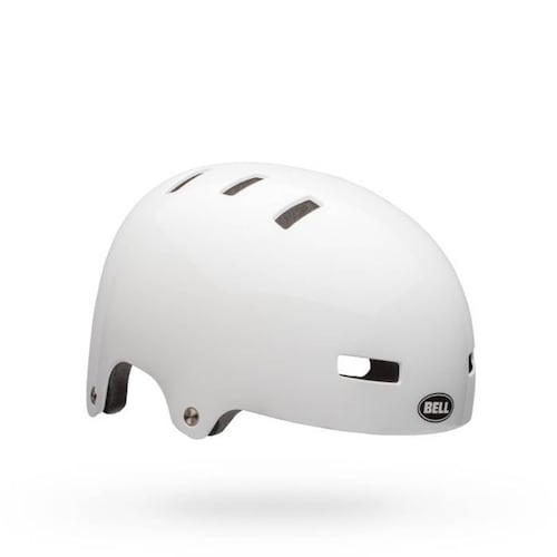 Casco BELL BMX LOCAL Blanco Bicileta Ciclismo Skate Street Grande 59-61.5cm