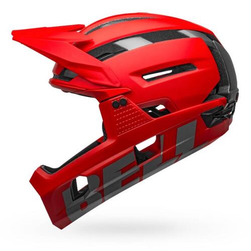 Casco BELL SUPER AIR R MIPS Rojo/Gris Bicicleta Ciclismo Grande 58-62cm
